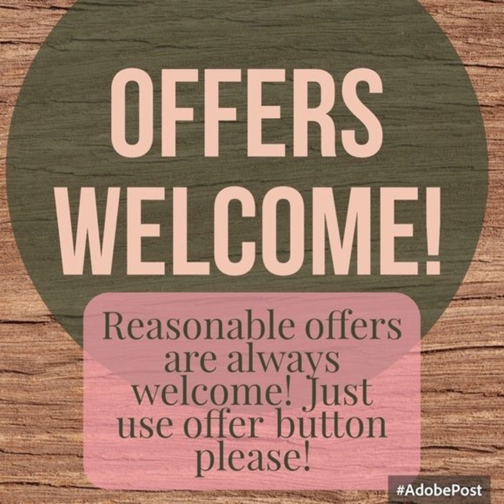 Offers always welcome and will be considered.